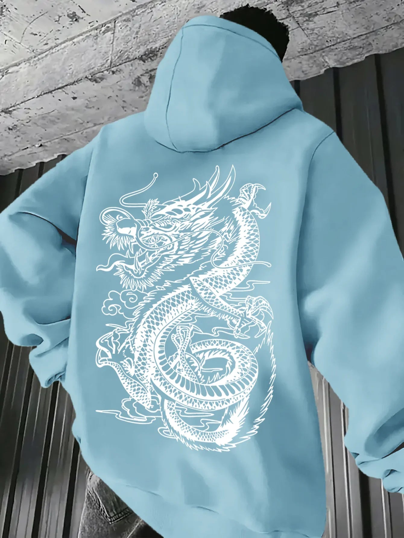 Skyline "Dragon" Vintage Graphic Hoodie