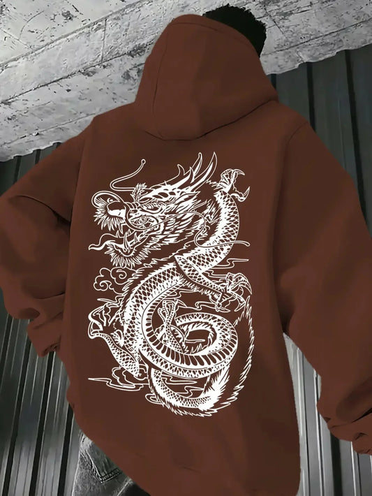 Skyline "Dragon" Vintage Graphic Hoodie