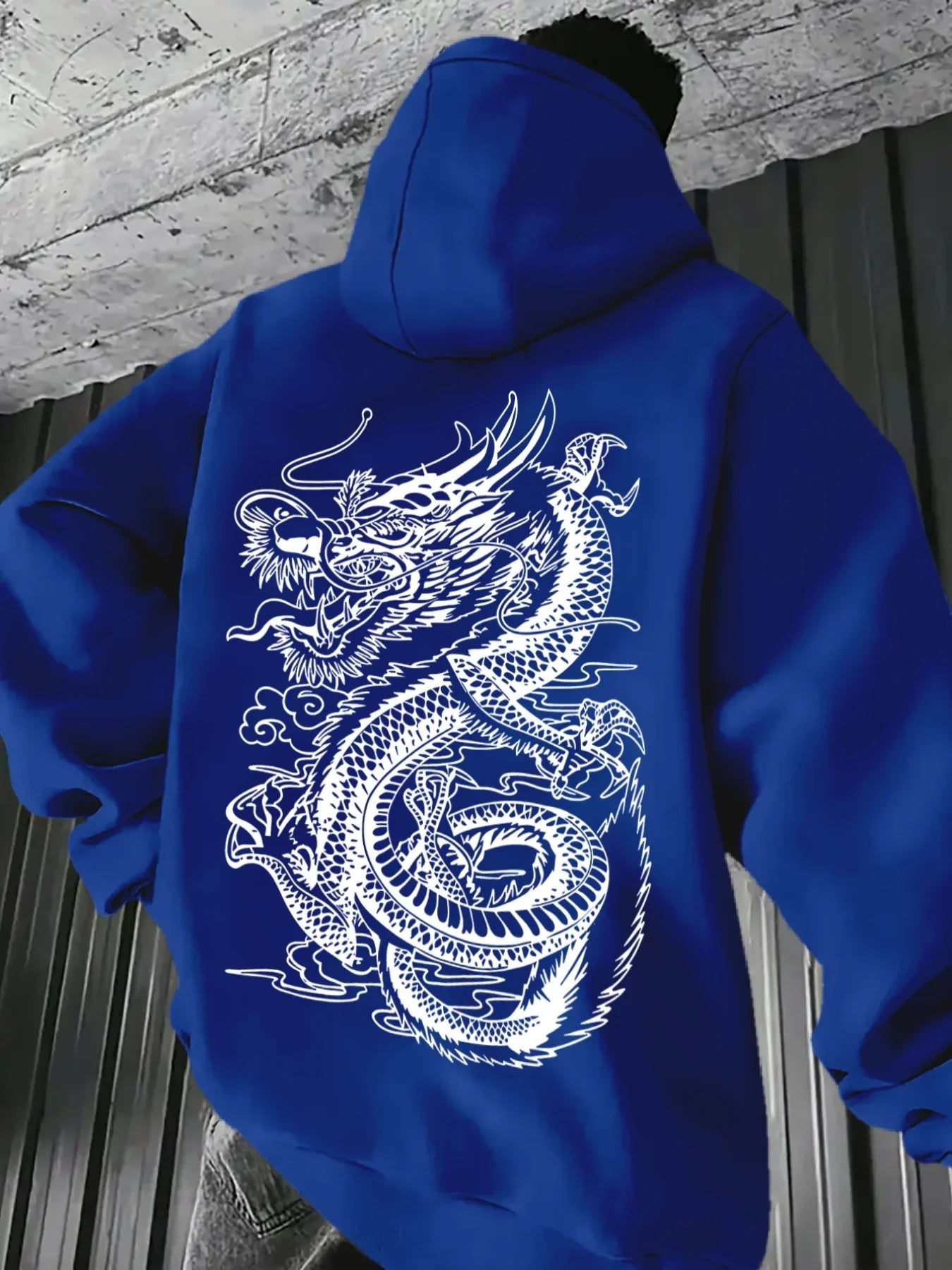 Skyline "Dragon" Vintage Graphic Hoodie