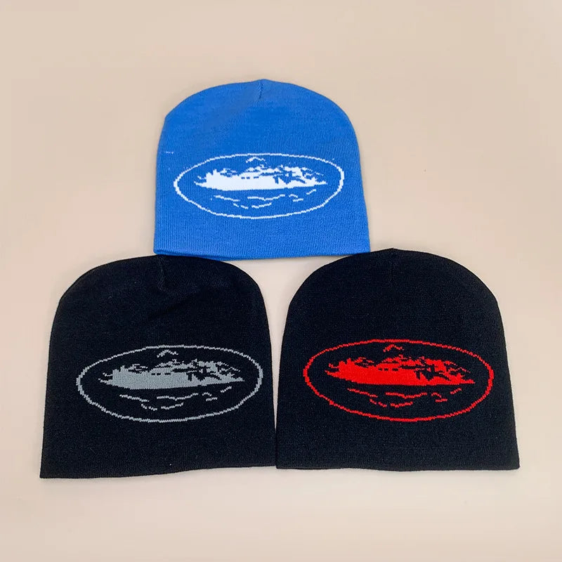 Skyline Retro Embroidered Beanie