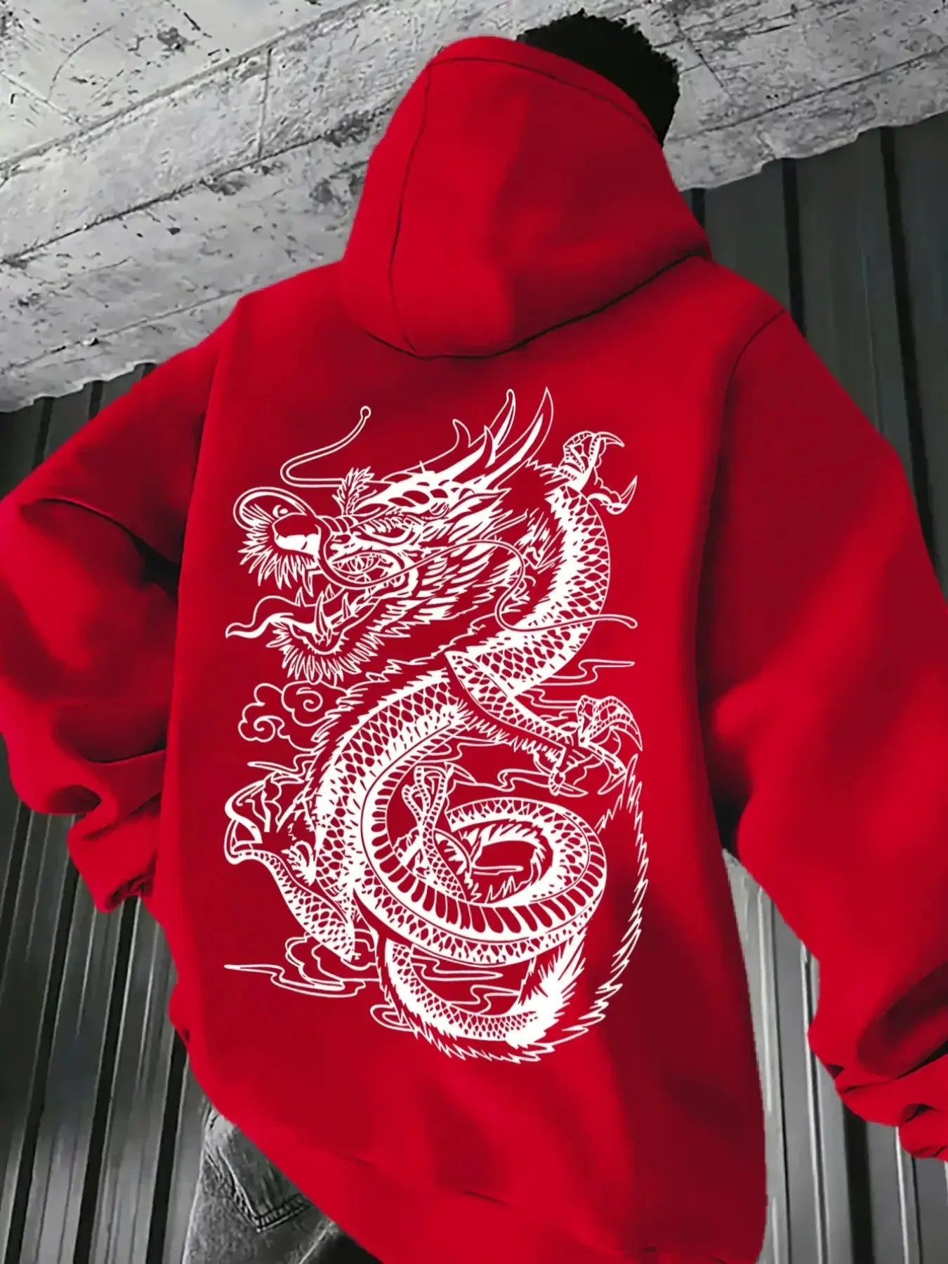 Skyline "Dragon" Vintage Graphic Hoodie